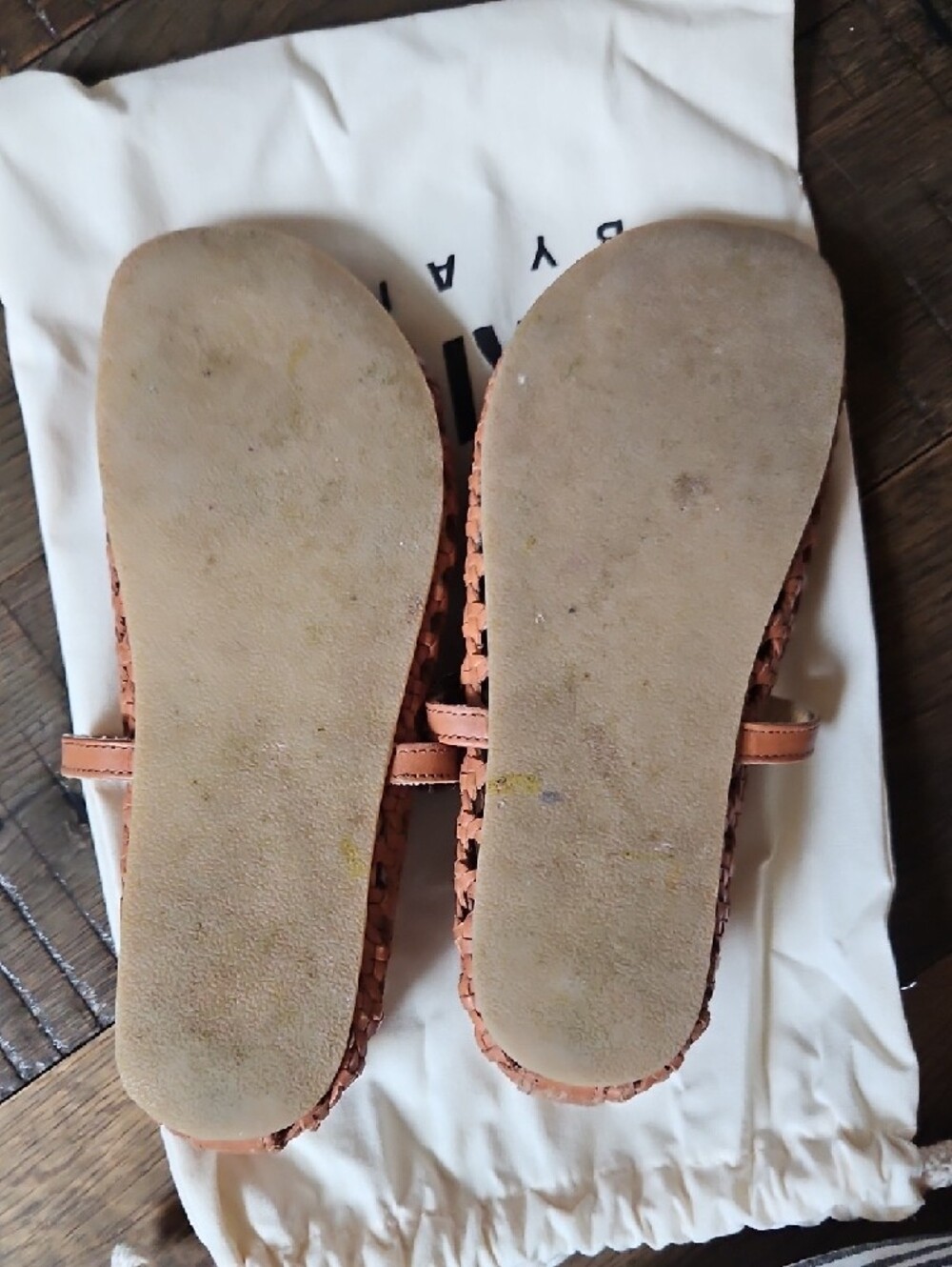Origо by Anya Womens Woven Tan Mary Jane Shoes - Picture 3 of 5